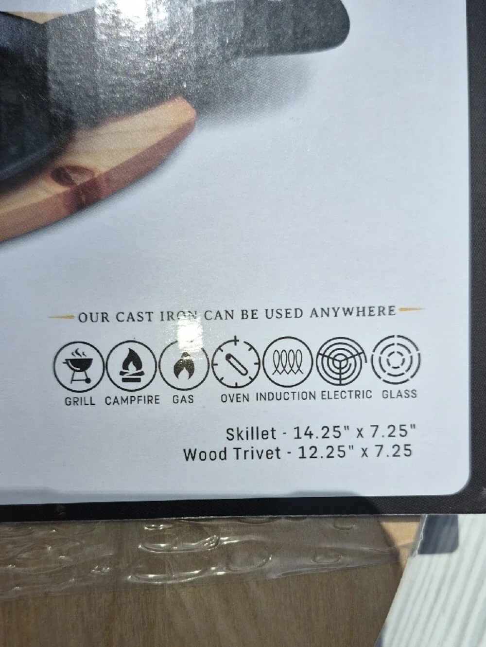 NWOT Jim Beam Iron Skillet Set